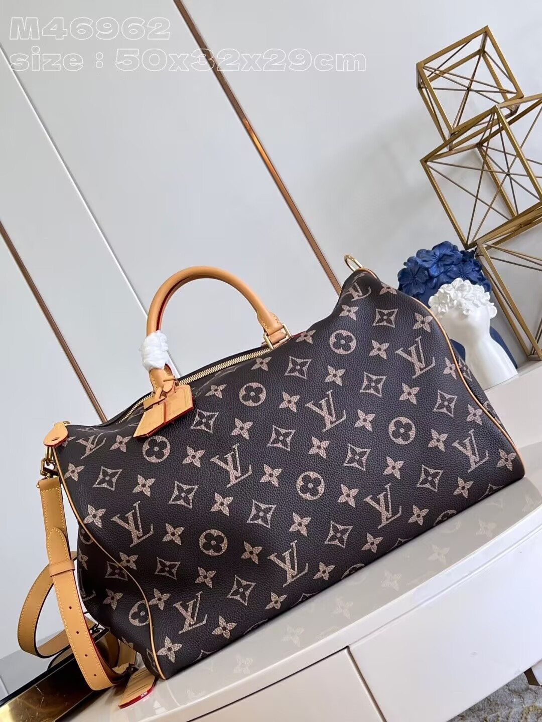 LV Speedy P9 Bandoulière 50 M46962 50x32x29cm(Customized about 10 days)